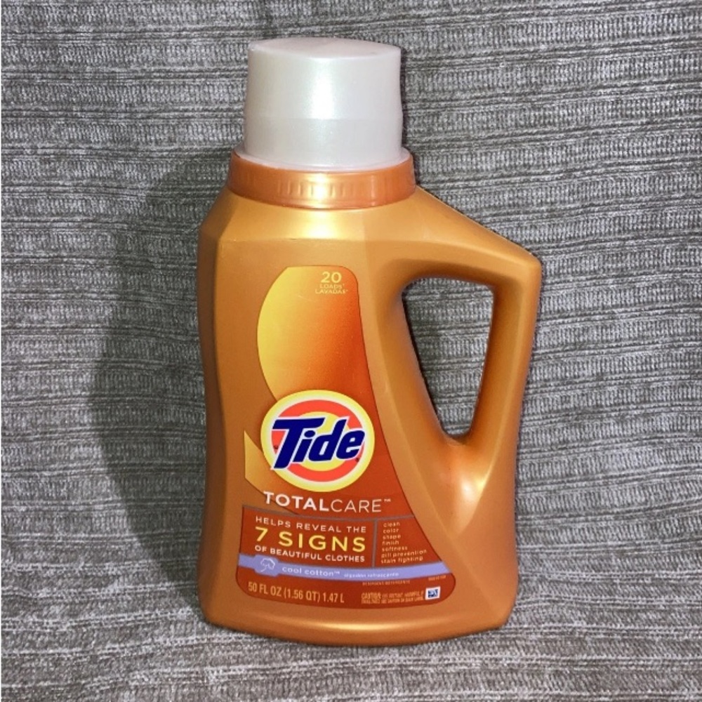 Tide Total Care Cool Cotton Laundry Detergent Cool Cotton 20 Loads 50oz New Rare